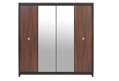 

Шкаф распашной BRW Лорен SZF4D 208,5х220х58,5 венге /акация брон