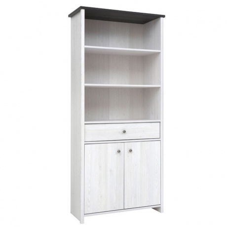 

Книжный шкаф BRW Порто REG2D1S 88,5х199,5х40 джанни / сосна ларико