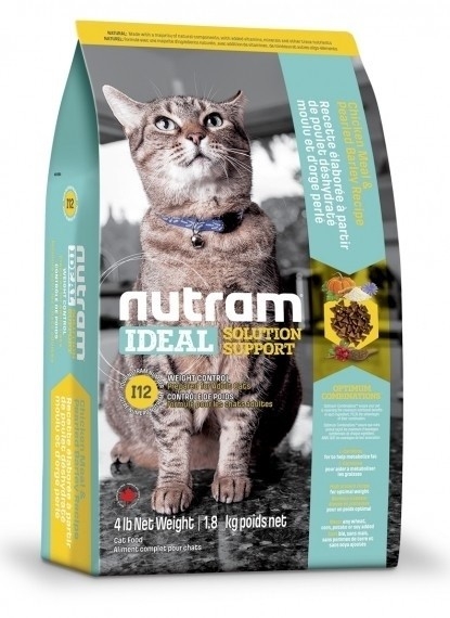 

Сухой корм Nutram I12 Ideal Solution Support Weight Control Cat для взрослых котов со вкусом курицы 1.13 кг