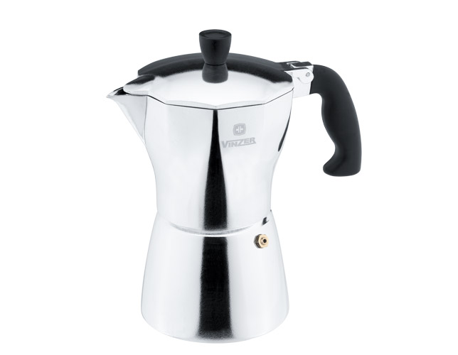 

Гейзерная кофеварка Vinzer Moka Aroma, 6 чашек