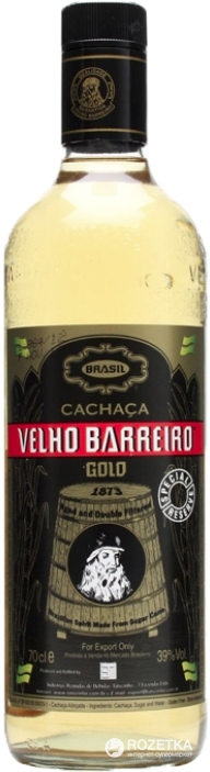 Акція на Кашаса Velho Barreiro Gold 0.7 л 39% (7896050200407) від Rozetka UA