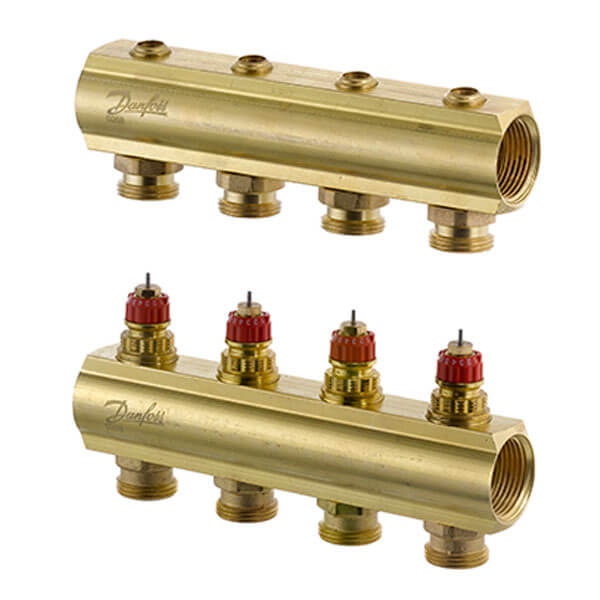 

Распределительный коллектор Danfoss FHF4 без ротаметров (088U0504)