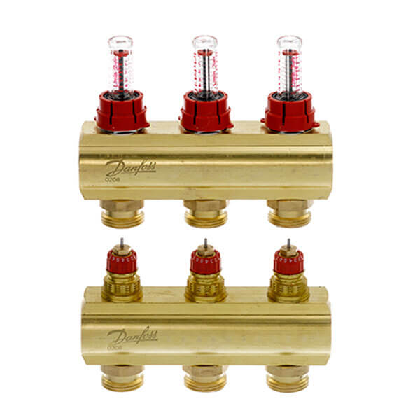 

Распределительный коллектор Danfoss FHF-3F с ротаметрами (088U0523)