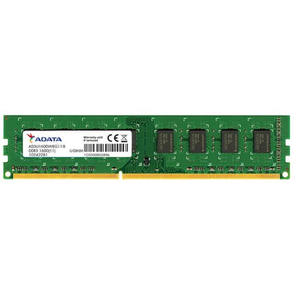 

Модуль памяти для компьютера DDR3 2GB 1600 MHz ADATA (AD3U160022G11-S)