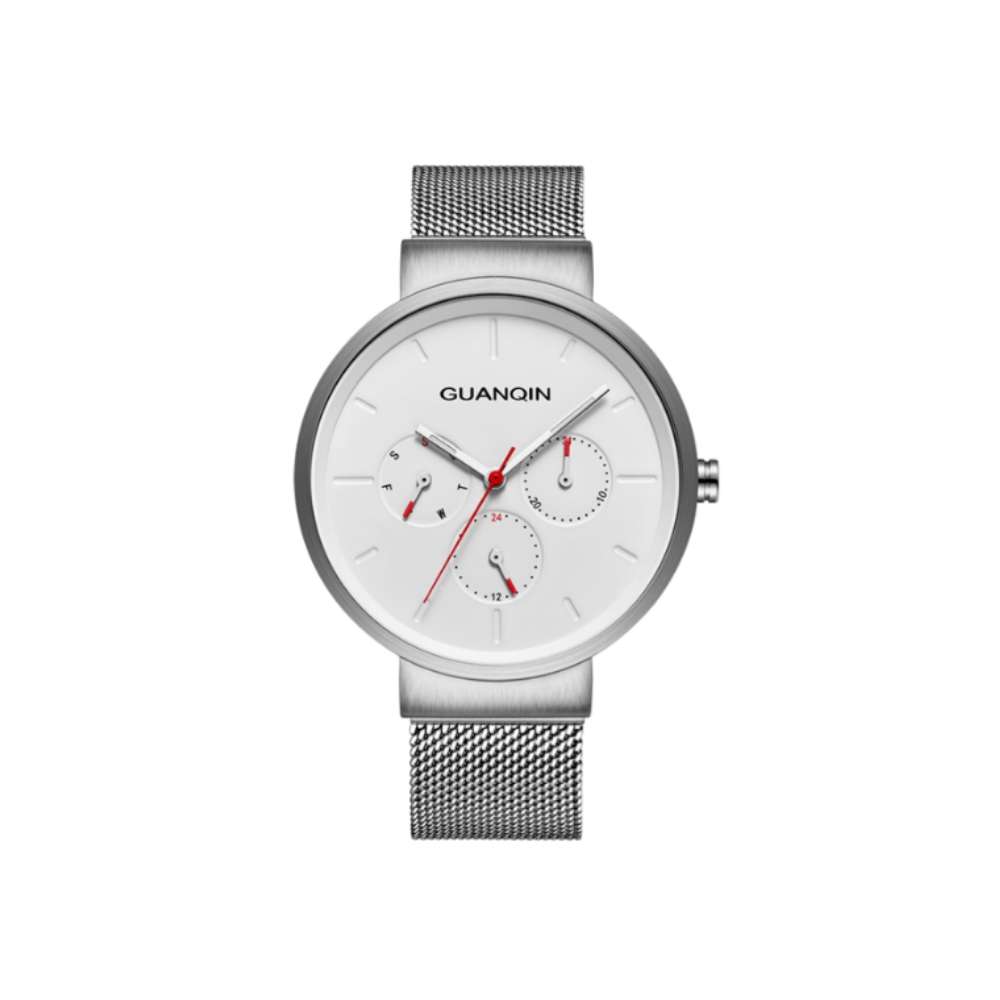 

Часы Guanqin Silver-White-Silver GS19103 CS