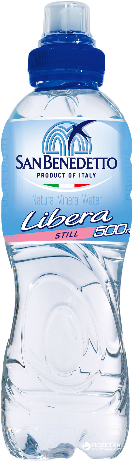 Акция на Упаковка минеральной негазированной воды San Benedetto Sport 0.5 л х 24 бутылки (8001620006818_8001620003701) от Rozetka UA