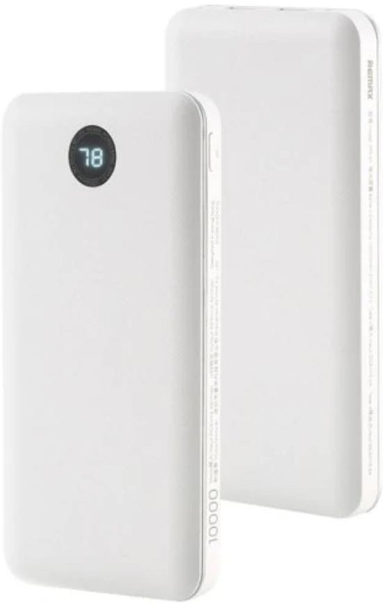 

Портативная батарея 10000 мА Energy Eye Quick Charge Remax RPP-37-White