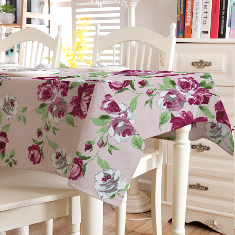 

Скатерть на стол (8581) Time Textile 150x220 см Розовый 000046956
