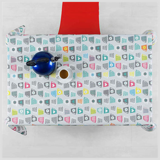 

Скатерть на стол (7675) Time Textile 100x140 см Серый 000046196