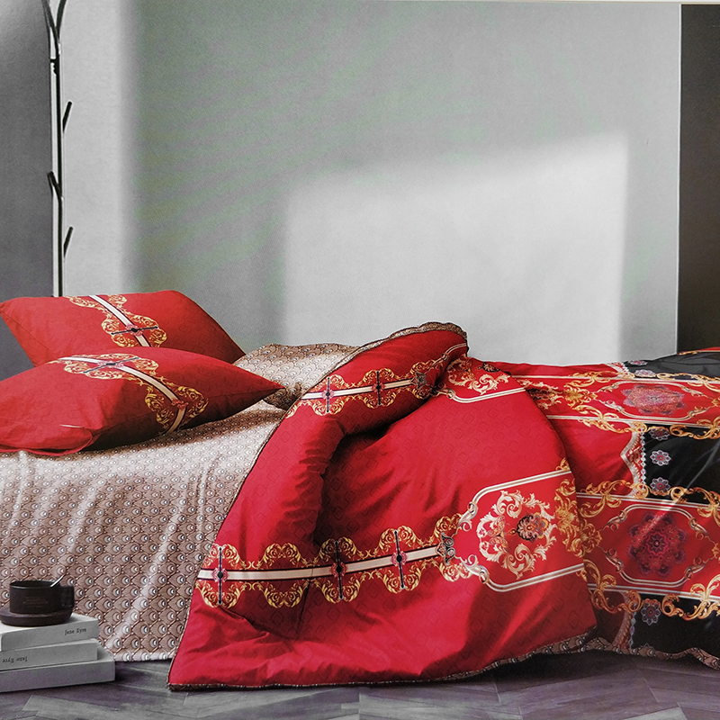

Комплект постельного белья (9688) Elway 160x210 см (2шт) Красный 000045221