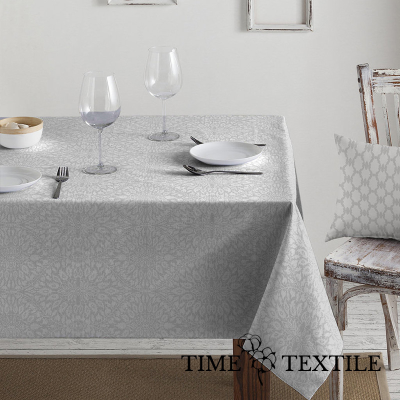 

Скатерть на стол (6862) Time Textile 140x250 см Серый 000046046