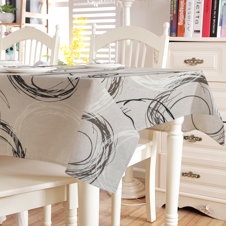 

Скатерть на стол (8421) Time Textile 140x250 см Серый 000046416