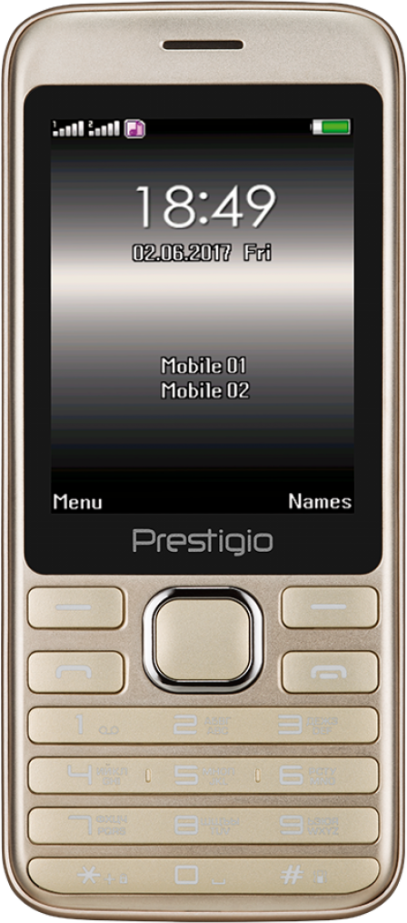 

Мобильный телефон Prestigio Grace A1 PFP1281 Gold