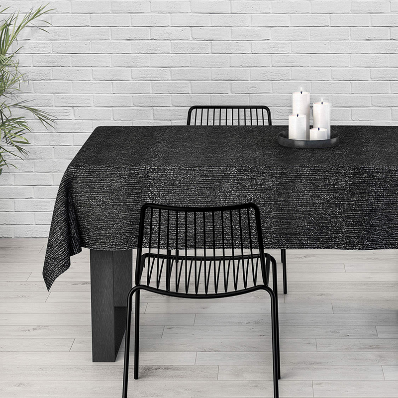 

Скатерть на стол (8520) Time Textile 140x240 см Черный 000046865