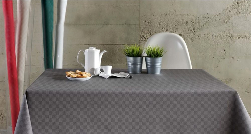 

Скатерть на стол (8473) Time Textile 100x160 см Серый 000046676