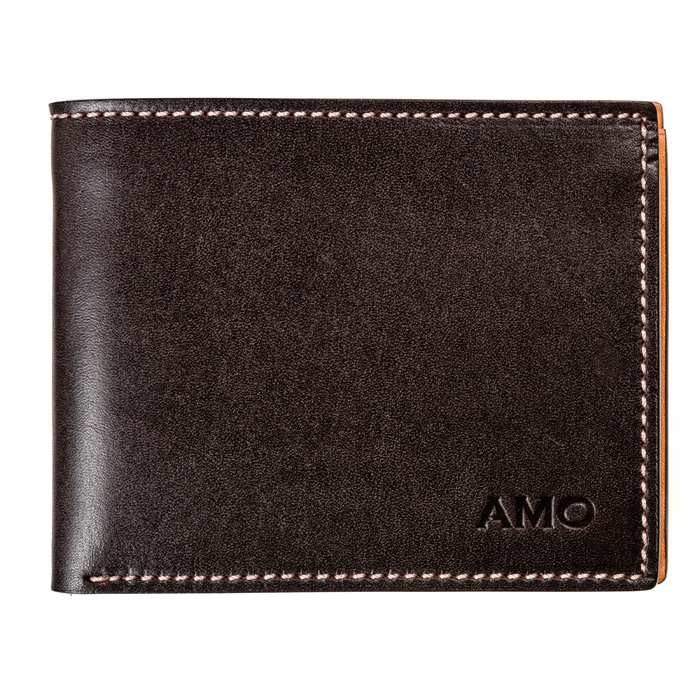 

Портмоне AMO ACCESSORI горизонтальное AMOf2038-3brown