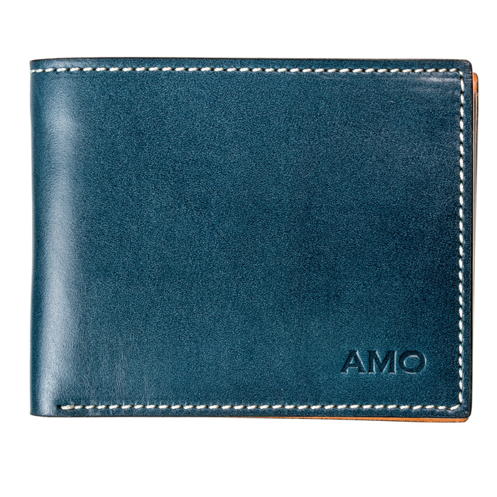 

Портмоне AMO ACCESSORI горизонтальное AMOf2038-3blue