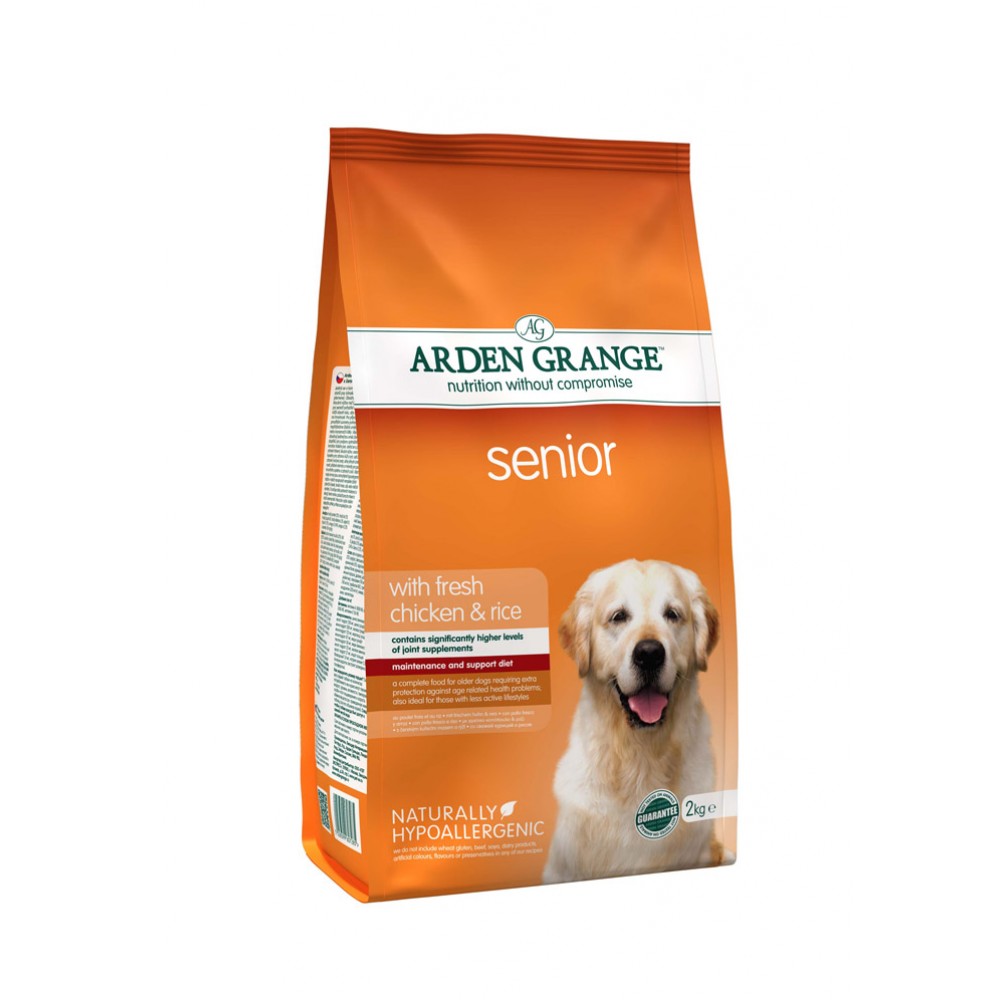 

Сухой корм для собак преклонного возраста Adult Dog Senior со свежей курицей и рисом 2 кг (AG607285)