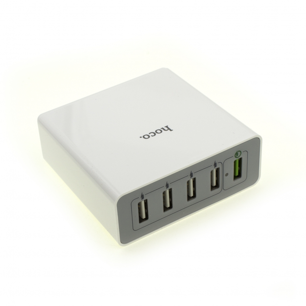

Сетевое зарядное устройство адаптер HOCO C18A QC3.0 5USB