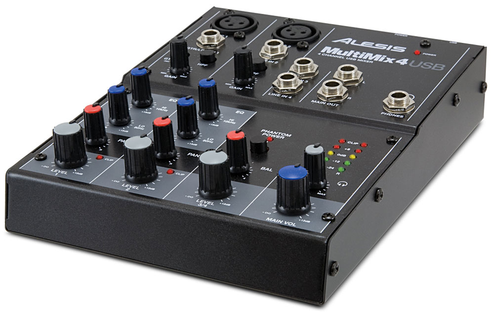 

Микшерный пульт ALESIS MULTIMIX 4 USB