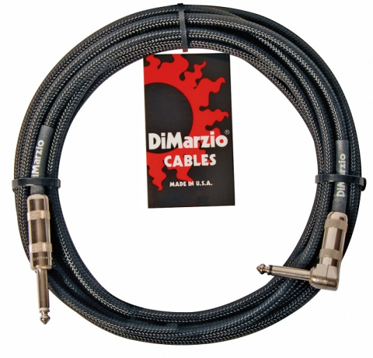

Кабель гитарный DIMARZIO EP1710SR INSTRUMENT CABLE 10ft (BLACK)