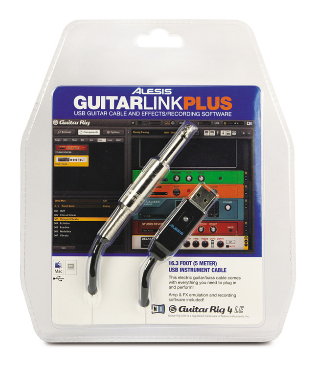 

Аудиоинтерфейс ALESIS GUITARLINK PLUS