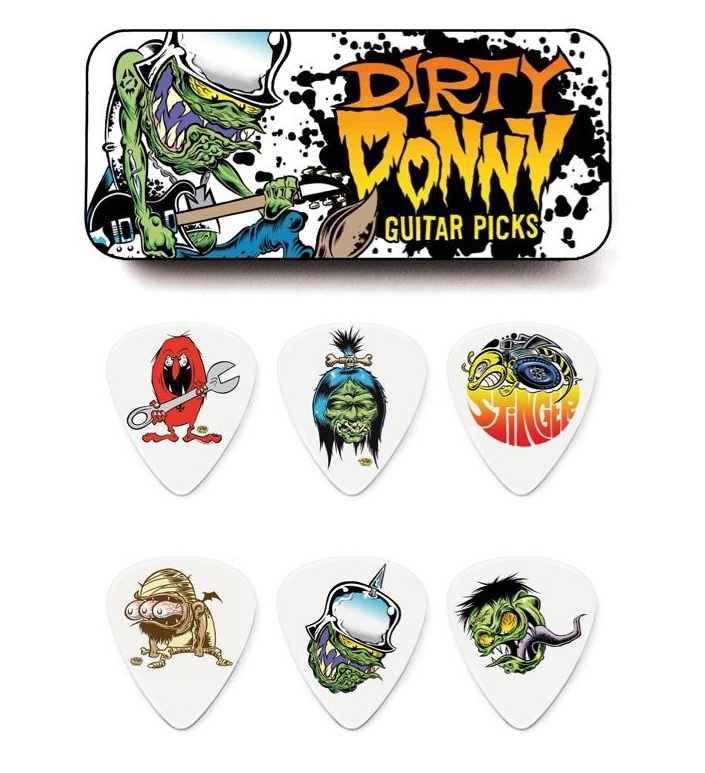 

Медиаторы DUNLOP BL111T.73 DIRTY DONNY PICKS TIN 0.73