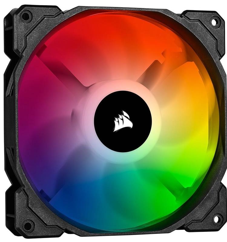 

Вентилятор Corsair SP120 RGB Pro (CO-9050093-WW), 120x120x25мм, 3-pin, черный с белым