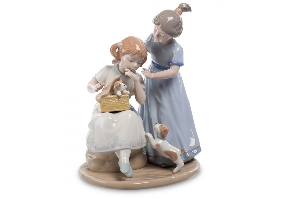 

Фигурка Pavone CMS-20/15 Девочки с собачкой