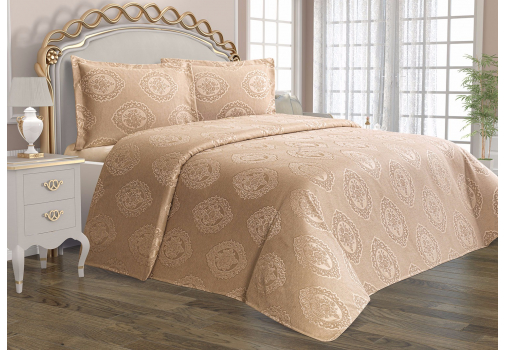 

Покрывало Tropik home Lotus Beige Бежевый