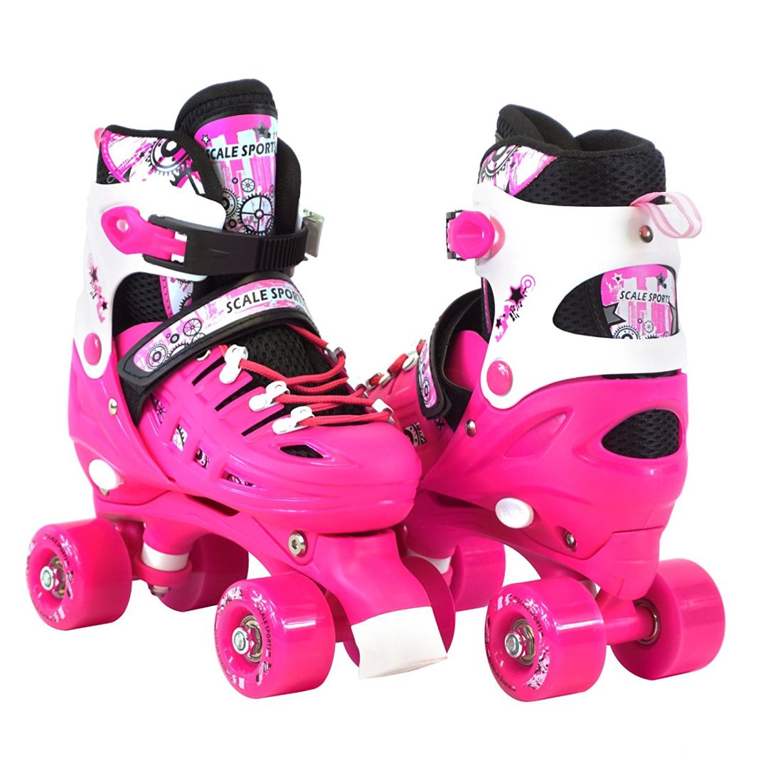 

Детские раздвижные ролики-квады Scale Sports 29 - 33 Розовый 000050250