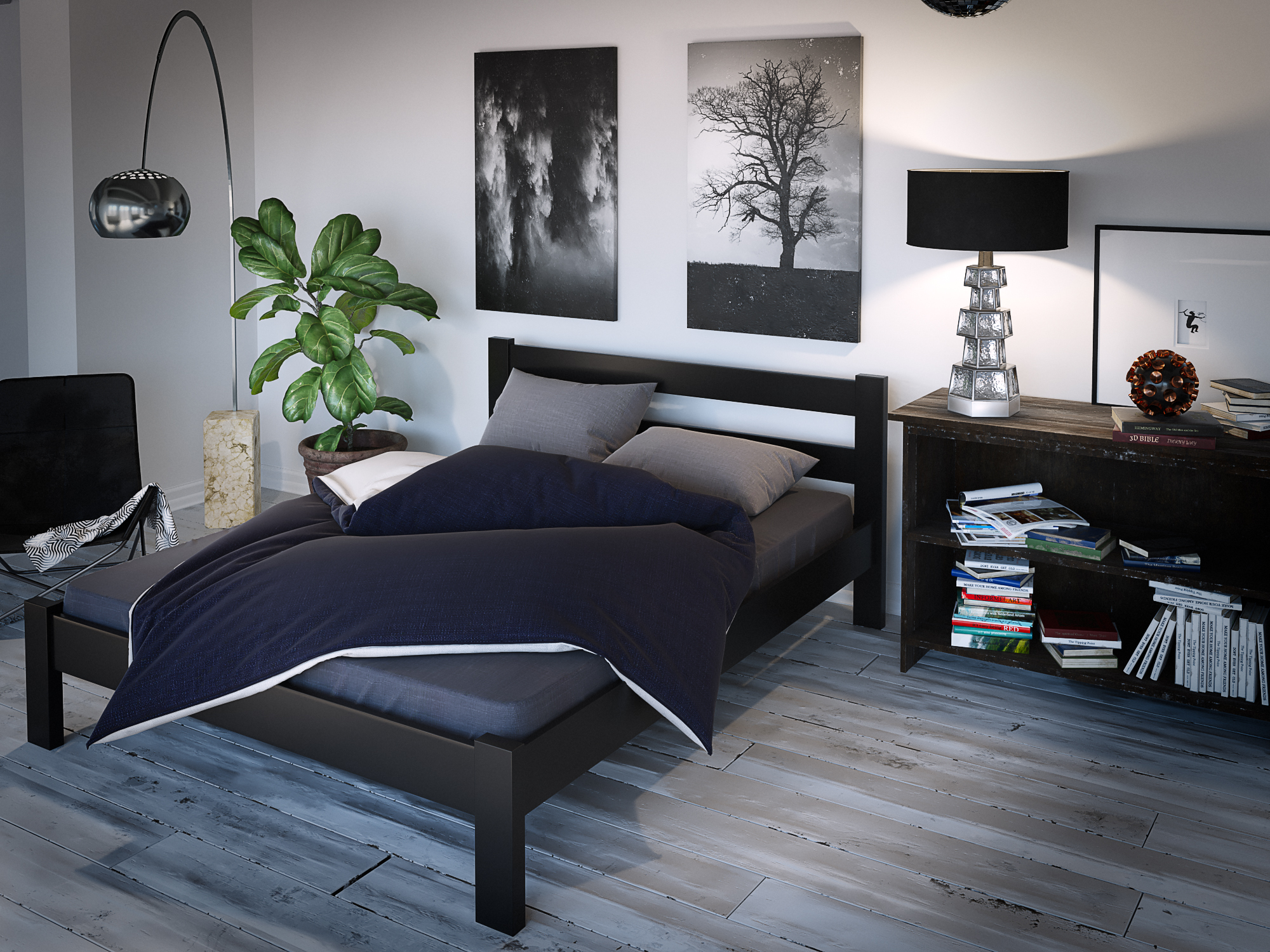 

Кровать Дилайт Sentenzo 1200x1900 черный