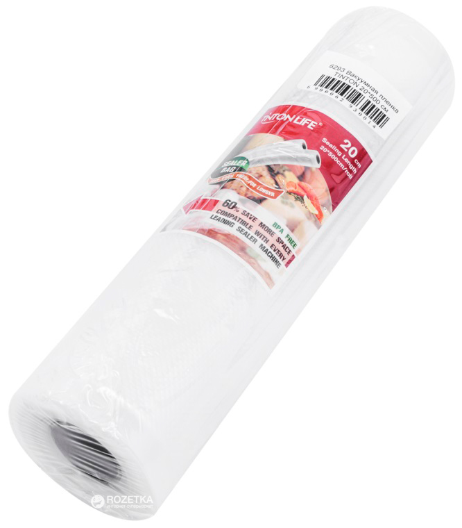 

Змінна плівка для вакуумного пакувальника TINTON LIFE 20x500 см