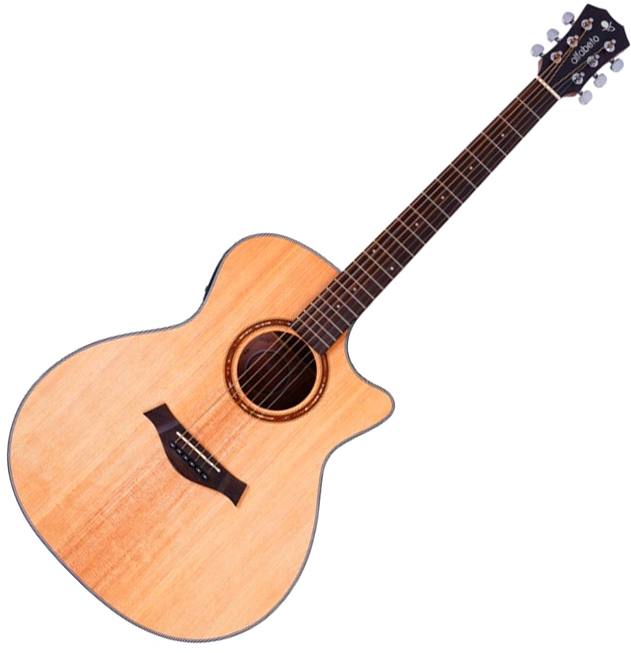 

Гитара электроакустическая Alfabeto Solid AMS40EQ ST + bag (17-4-25-2)
