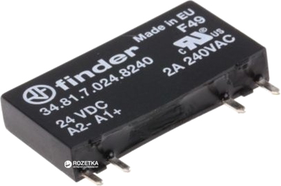 

Реле Finder SSR 2A-240 В AC 24В