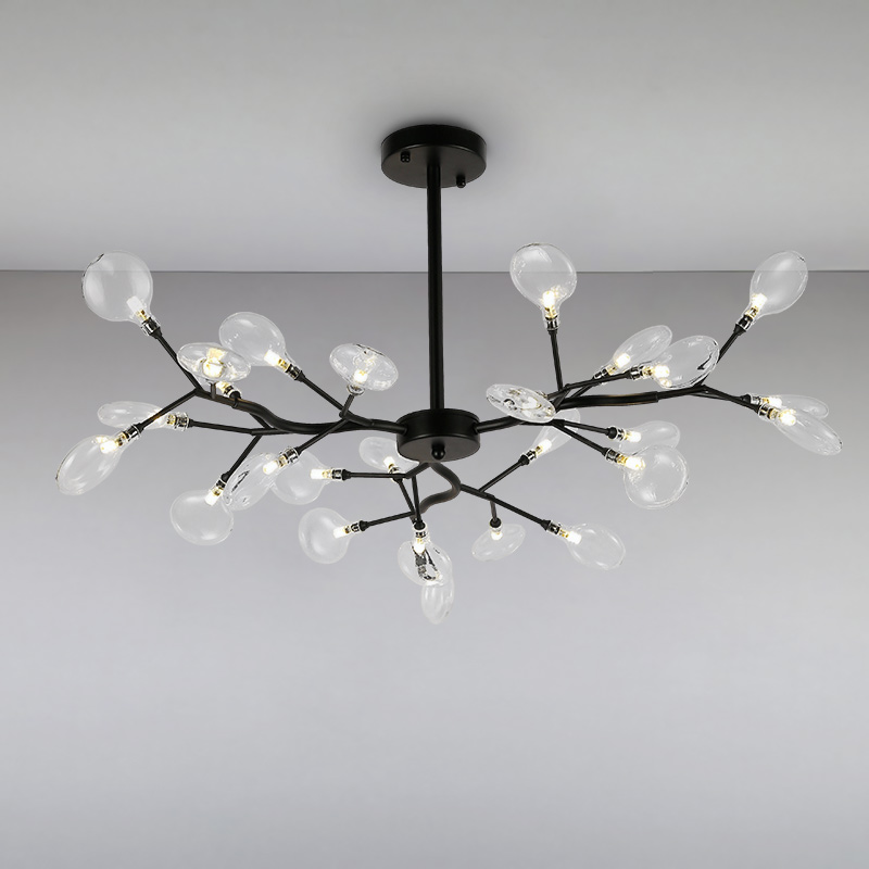 

Люстра подвесная Light House LS-14663-27 BK+CL черная