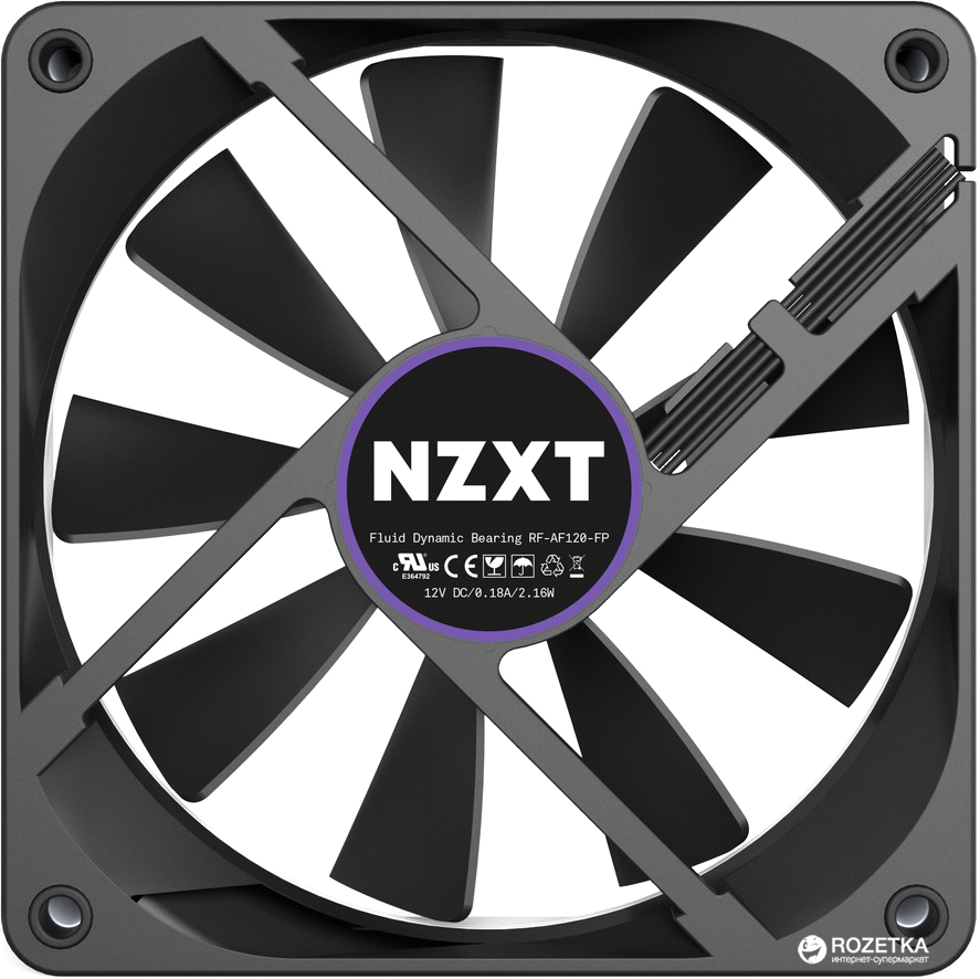 

Кулер NZXT Aer F 140 мм 2 Pack (RF-AF140-D1)