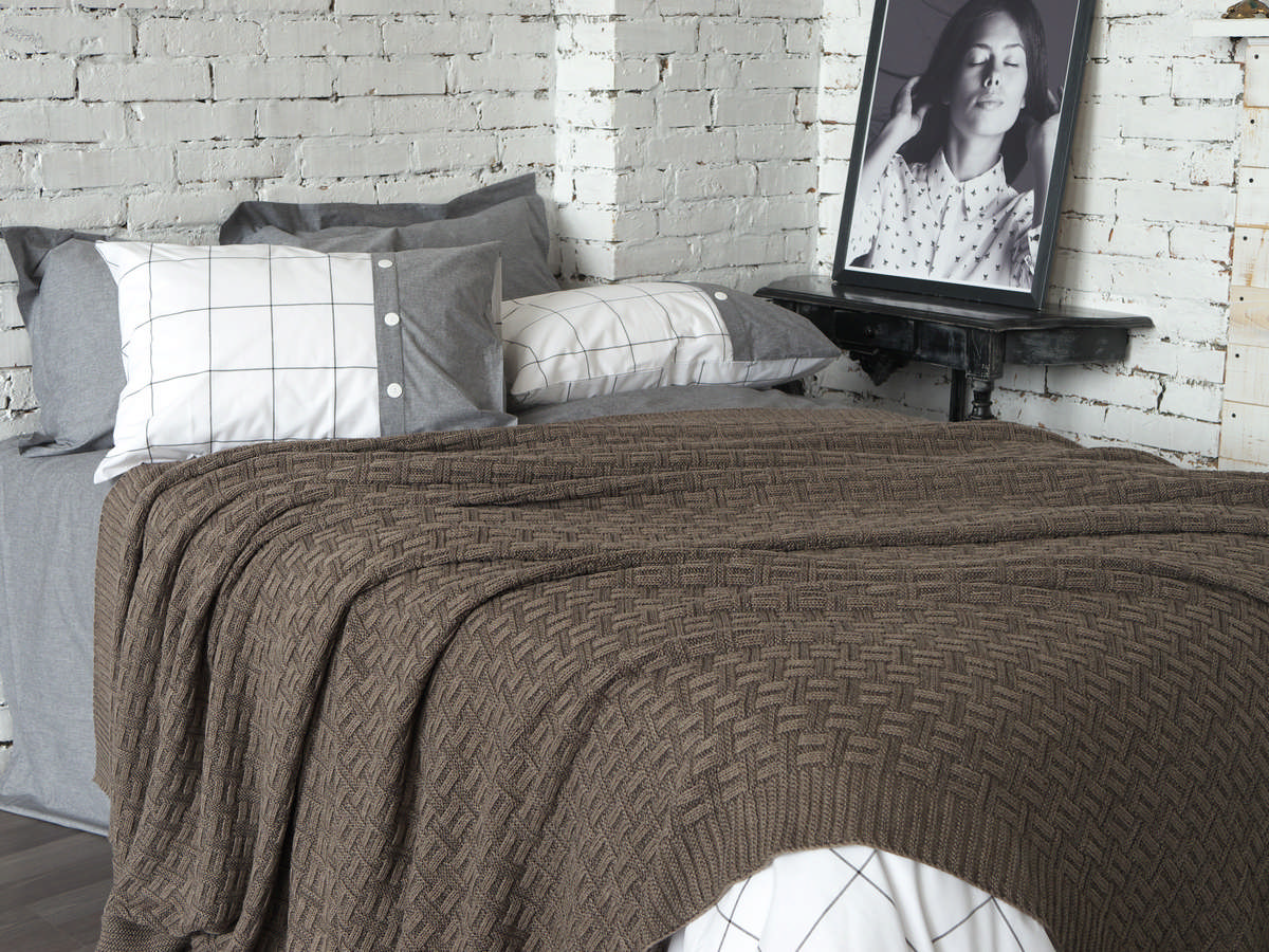 

Плед Betires Home Harrison 220x240 Brown