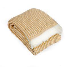 

Плед-пляжное покрывало Begonville Waffle 130x180 Mustard