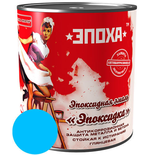 

Емаль епоксидна «Епоксидка», 3 кг, Блакитна