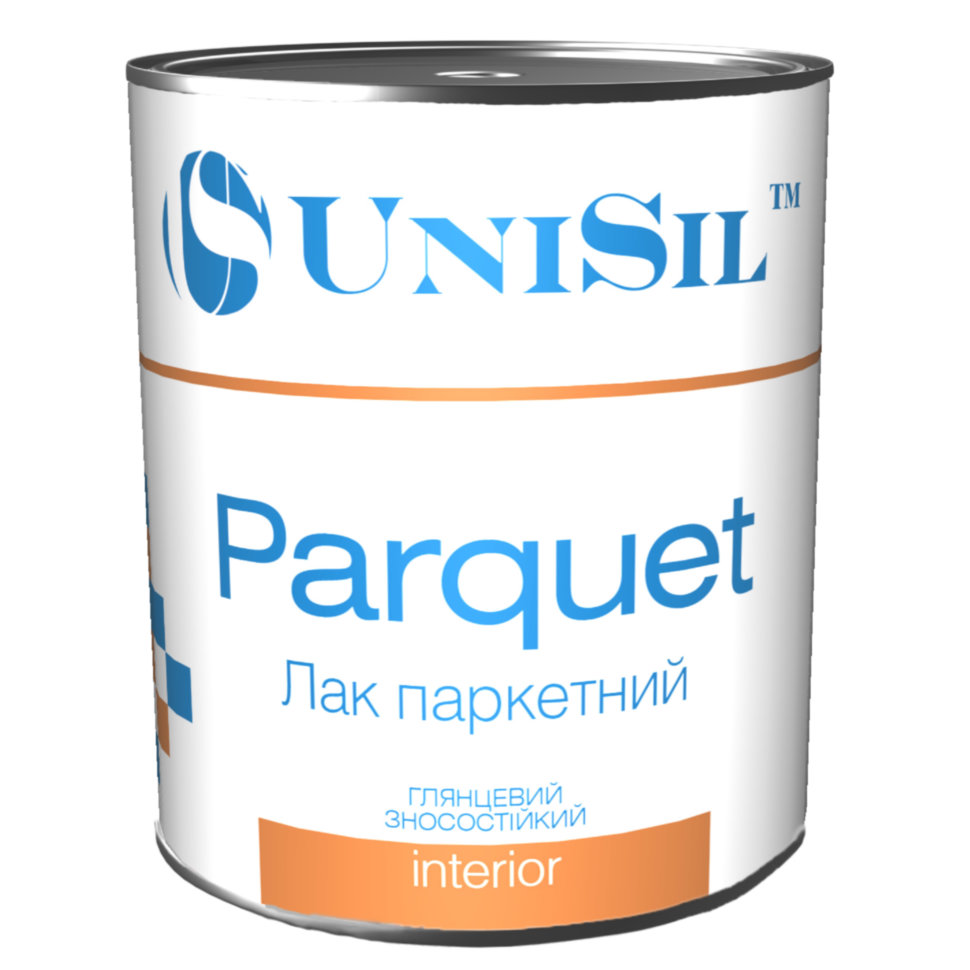 

Лак паркетний Unisil Parquet, 2.5 л, Шелковисто-матовый