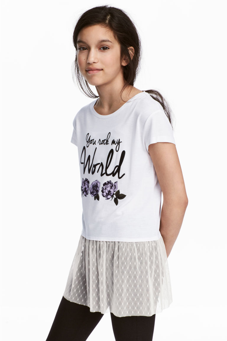 

Футболка H&M 170см белый 5212426