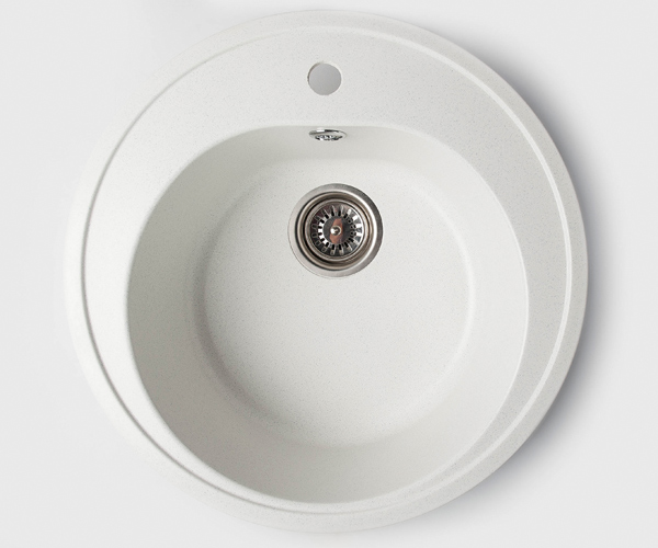 

Гранитная мойка Smart House Belvi white