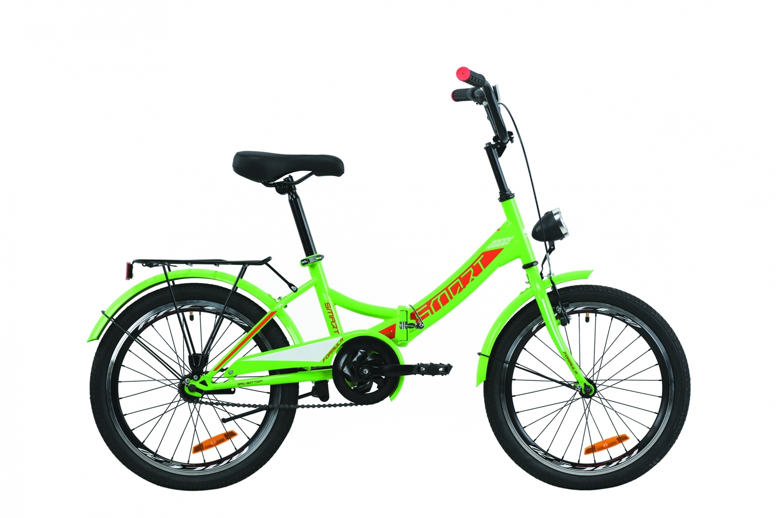 Велосипед складной детский / подростковый 20" Formula Smart 2020 зелено ...