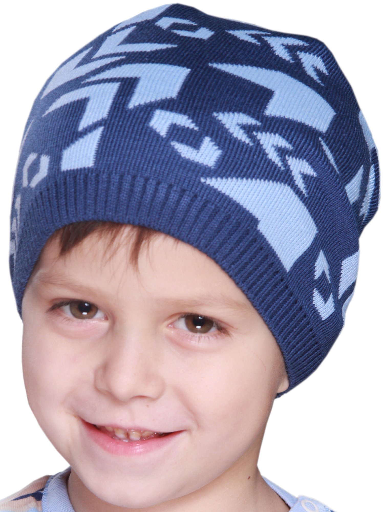 

Детская шапочка Babasik Боря-2 синий (Боря-2 52-54)