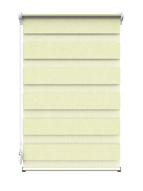 

Ролета тканевая Мини день-ночь Goa403 1,40м х 1,45м Песочный / Белый ( 566238586638 )