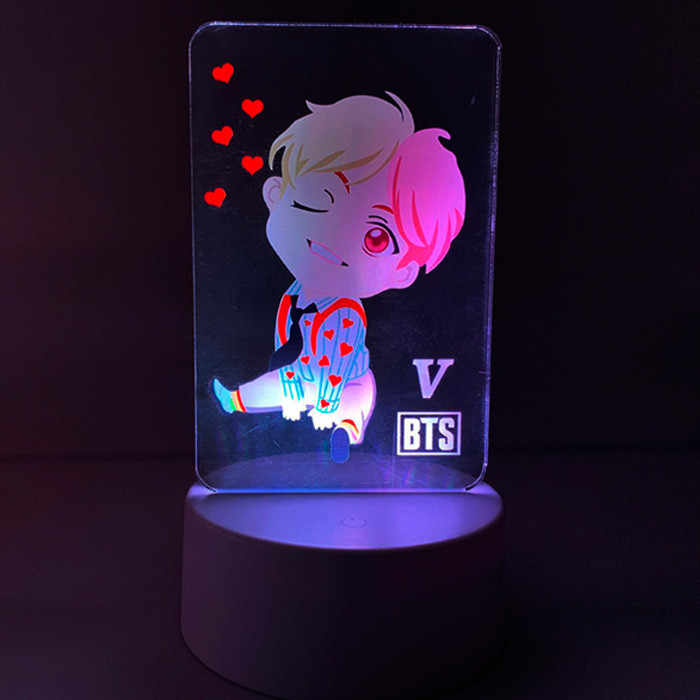 

Светильник ночник Ви (V) BTS Bangtan Boys БТС K-POP USB (72261)