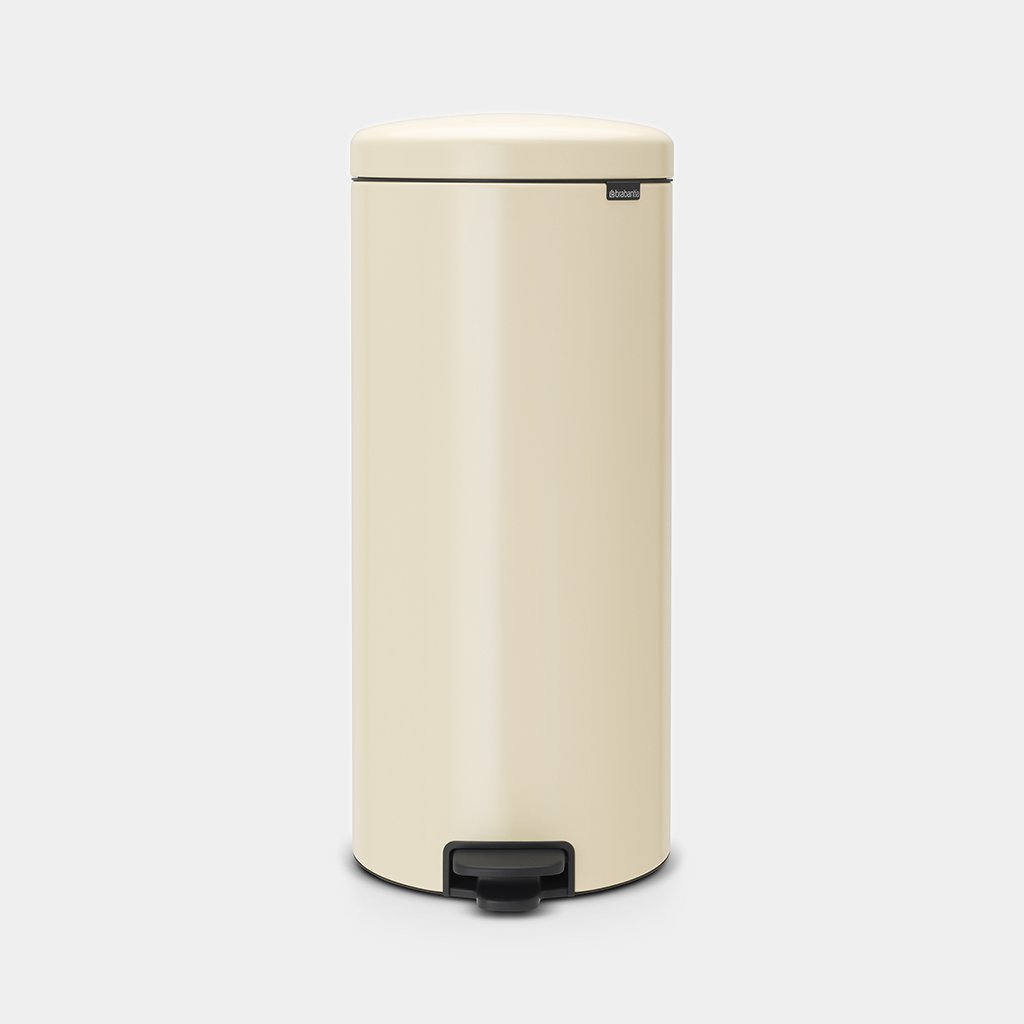 

Мусорный бак с педалью 30л Миндальный Brabantia 114281