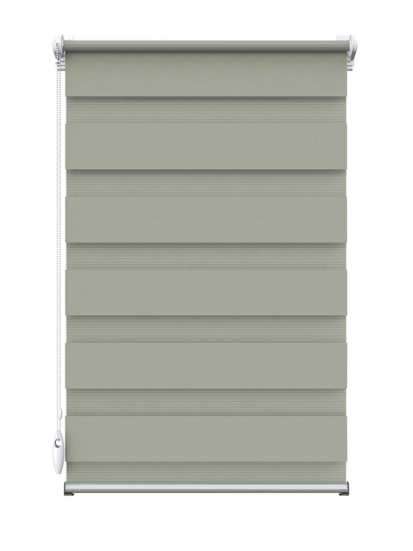 

Ролета тканевая Мини день-ночь Fidgi08 1,40м х 1,55м Серый / Белый ( 566238605218 )