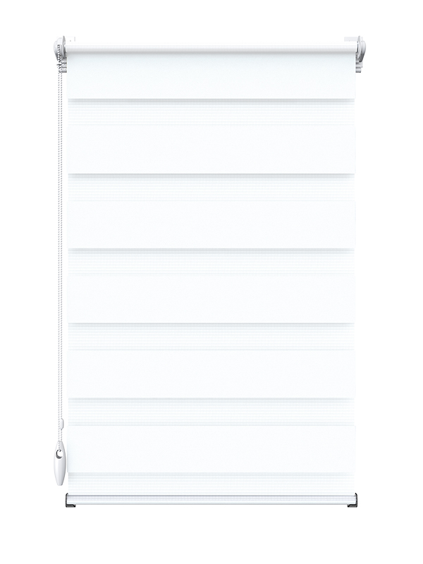 

Ролета тканевая Мини день-ночь Fidgi01 0,90м х 1,60м Белый / Белый ( 566235275214 )